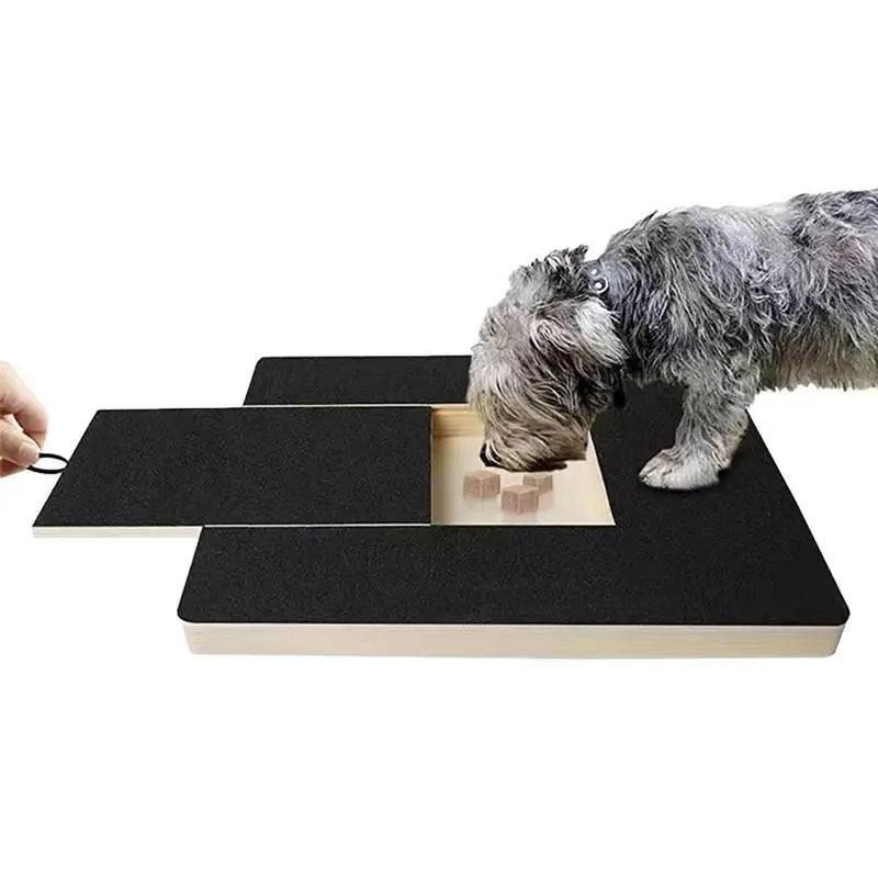 Dog Nail Scratch Board With Pull-Out Wood Filing Pad