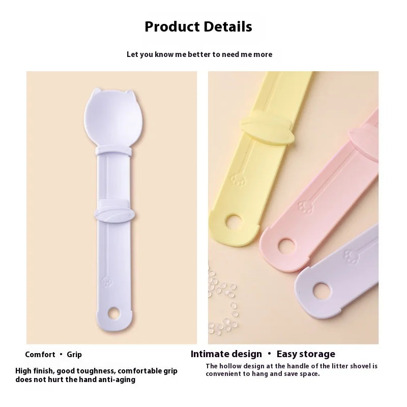 Cat Treat Strip Feeder Spoon for Wet and Liquid Food